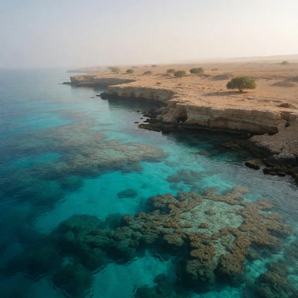 Coastal ecosystem where desert meets the sea